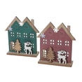 thumbnail image 1 of Grande Maison En Feutre Sur Support En Bois - Lot De 2, 1 of 3