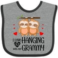 thumbnail image 3 of Inktastic I Love Hanging out with My Grammy Boys or Girls Baby Bib, 3 of 4