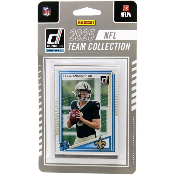 NFL 2025 Donruss Football New Orleans Saints Trading Card Team Set