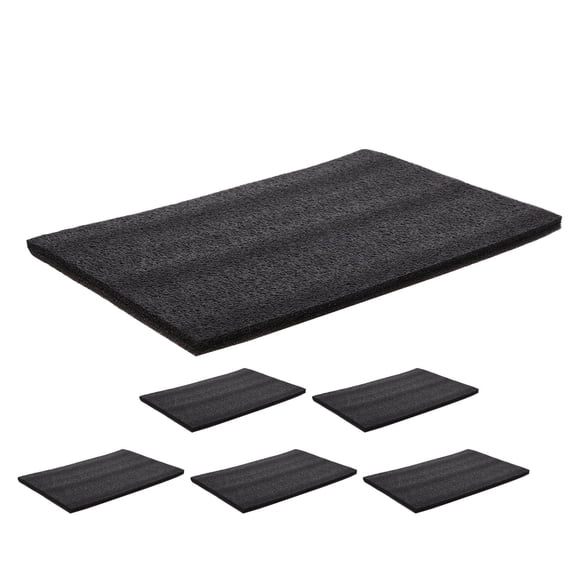 ETEREAUTY 6Pcs Black Polyethylene Foam Padding Sheets Lightweight Protective Foam for Packing