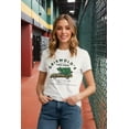 thumbnail image 2 of Merry Christmas T-Shirt Christmas Tree and Truck Graphic Casual Short Sleeve Shirt for Women, 2 of 6