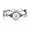 003, variant on Different Punk Drill Snap Bangle Bracelets Fit 18mm Chunk Snap Button Jewelry -026