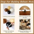 thumbnail image 3 of 150Pcs Western Cowboy Balloon Garland Arch Kit - Black/Brown/White Balloons + Cowboy Boot/Hat/Horse Foil Balloons for Farm/Wild West Baby Shower/Birthday Decor, 3 of 9