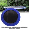 thumbnail image 5 of Kids Trampoline Replacement Safety Mat 32-60 Inch Trampoline Spring Frame Cover with Sponge Padding, 5 of 5