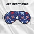 thumbnail image 5 of PAYOHTO Stars Stripes Soft Sleep Mask Comfort Pure Silk Eye Cover for Travel Office Camping, 5 of 7