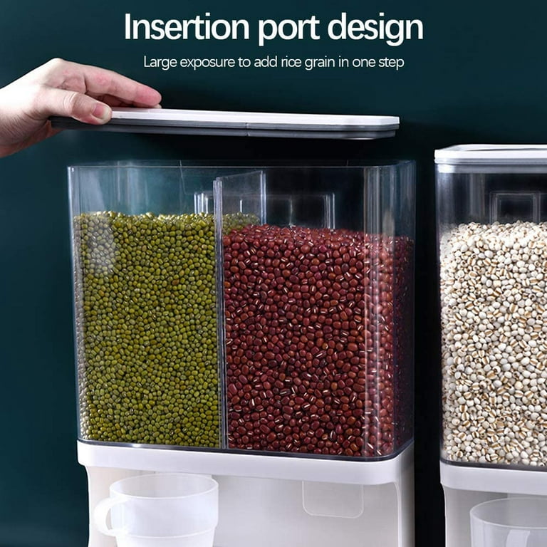 1000/1500ML Wall Hanging Grains Food Storage Container Kitchen