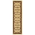 thumbnail image 1 of LR Resources GRAC281135IVD2175 2 Pi 1 Po x 7 Pi 5 Po Tapis de Course Rectangle Grace&44; Ivoire & Rouge, 1 of 1