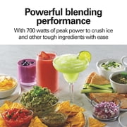 Hamilton Beach Power Elite Smoothie Blender for Kitchen, Mini Food Processor, 40 oz Jar, Stainless