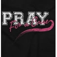 thumbnail image 2 of Pray For A Cure Breast Cancer Sport Womens Slim Fit Graphic Tee Brisco Brands S, 2 of 5