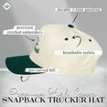 thumbnail image 3 of I'm Here For The Sweet Treats Hat, Snacks Trucker Cap for Women, Funny Embroidered Baseball Hat with Playful Quote, Cute Casual Statement Accessory, 3 of 5