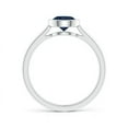 thumbnail image 2 of Angara Natural 1 Ct. Blue Sapphire Solitaire Ring in Sterling Silver for Women (Ring Size: 6.5), 2 of 9