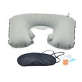 thumbnail image 1 of Last Chance Qaailabf New Inflatable Flight Pillow Neck U Cushion+ Eye Mask + Earplug Set, 1 of 1