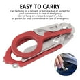 thumbnail image 4 of Folding Scissors, Emergency Response Shears Stainless Steel Multifunction Foldable Trauma Shears  Scissors for Home, Office, Fishing, 4 of 8