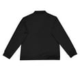 thumbnail image 4 of Polo Shirt Men Long Sleeve Button Tees Shirt Basic Black Mens Casual Clothing, 4 of 6
