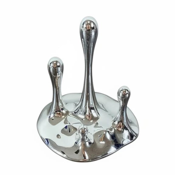 Abbraccia Artistic Sculpture Teardrop Statue High Gloss Electroplated Resin Modern Decor for Entryway Console Desk