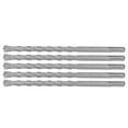 thumbnail image 4 of 5PCS Twist Drill Bit Set, 40cr Impact Drill Bit For Brick, Stone, Concrete, Carbide Tip Impact Bit, 4 of 8