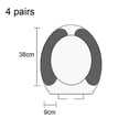 thumbnail image 2 of 4 Pairs of Soft and Warm Toilet Seat Cover, Can Clean and Reuse Toilet Pads, Suitable for Toilet Rings of Different Shapes, Portable and Easy Installation, 2 of 5