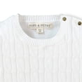 thumbnail image 2 of Hope & Henry Girls' Cable Front Sweater, 2 of 3