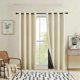 thumbnail image 4 of Cortinas Opacas con Reducción de Ruido - Cortinas Térmicas con Ojales para Mayor, Beige MNFD, 4 of 6