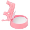 thumbnail image 4 of Pequeño joyero de viaje, precioso joyero de flocado para anillos de boda, organizador de joyas rosa claro para regalo., 4 of 14