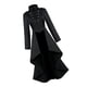 thumbnail image 2 of Vintage Steampunk Ladies Coat Chaqueta Punk Chaqueta de manga larga Swallowtail Chaqueta longitud media Disfraz de Cosplay, Negro XXL Macarena Chaqueta vintage frac, 2 of 8