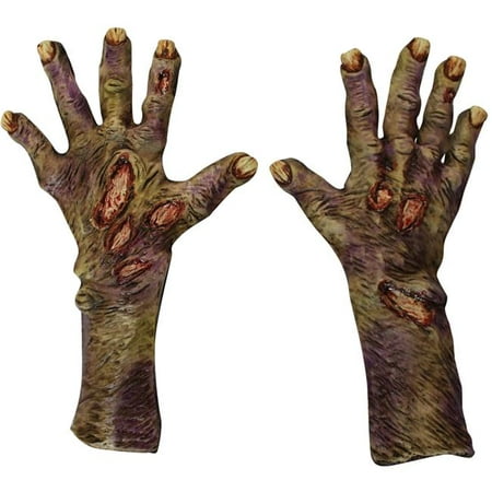 Morris Costume TB25319 Zombie Rotted Latex Glove, Large
