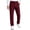 Wine, variant on Cmfcve Mens Dress Pants Plus Size Slim Fit Flat Front Chinos Casual Straight Leg Business Trousers