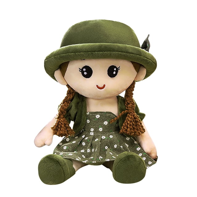Adorable Doll Toy for Girls Soft Cuddly Companion Decorative Stuffed Animal