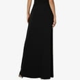 thumbnail image 5 of vigerkar Women's Casual Comfy Stylish High Waist Flare Long Maxi Skirt Black, L, 5 of 9