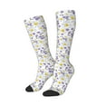 thumbnail image 2 of Haiem Daisies Flowers Socks, Funny Novelty Crazy Design Cotton Socks Sports Socks Knee High Socks For Men, Women,1Pairs - Gift For Working Friends, 2 of 8