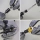 thumbnail image 3 of Tipped Countersink Drill Bits Set with Low Friction Depth Stop, 1/4in Quick Change Countersink Drill for Wood, Plastic, 3 of 5