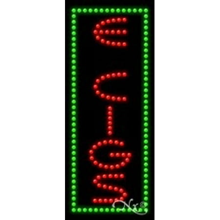 E Cigs LED Sign (High Impact, Energy Efficient)