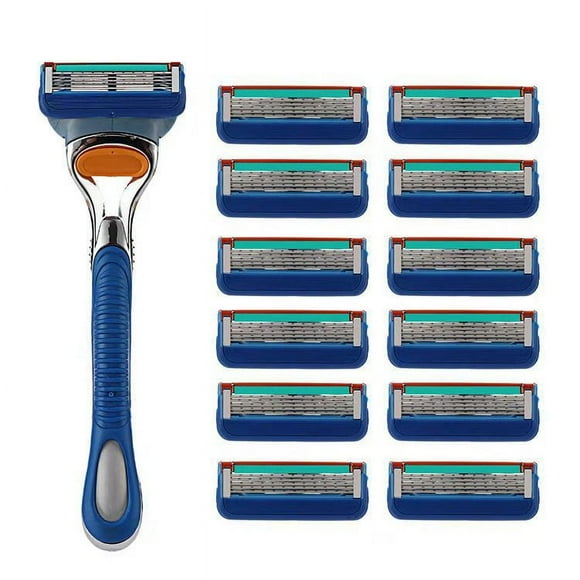 Universal Five-layer Blade Manual Razor Blade, Men's Razor, Old-fashioned Beard Blade 5-blade Razor Holder-Vinsniv