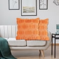 thumbnail image 7 of Fall Pillow Covers 18x18 Inch Autumn Pumpkin Throw Pillow Cases Soft Plush Cushion Covers 3D Embroidered Decor for Couch Sofa Bedroom Living Room Farmhouse Home Decor, Thanksgiving Pillow Covers, 7 of 7