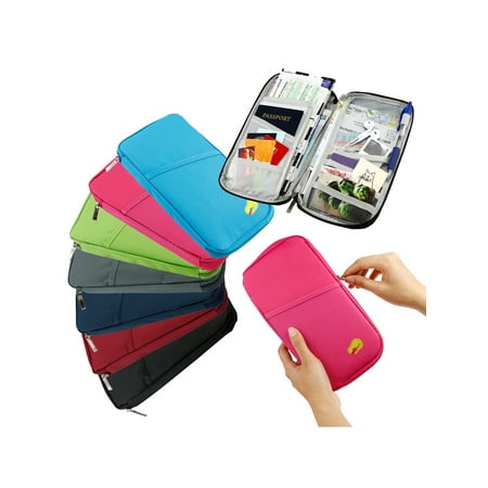 Travel Trip Passport Credit ID Card Cash Organizer Wallet Purse Holder Case Document