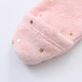thumbnail image 5 of UAMVSH Baby Snowsuit Infant Boys Girls Print Fleece Warm Winter Hooded Romper Long Sleeve Zipper Newborn Onesies Footed Jumpsuit 3-18M, 5 of 6