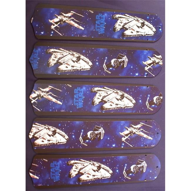 52 In Star Wars Spaceships Millennium Falcon Ceiling Fan Blades Walmart Com