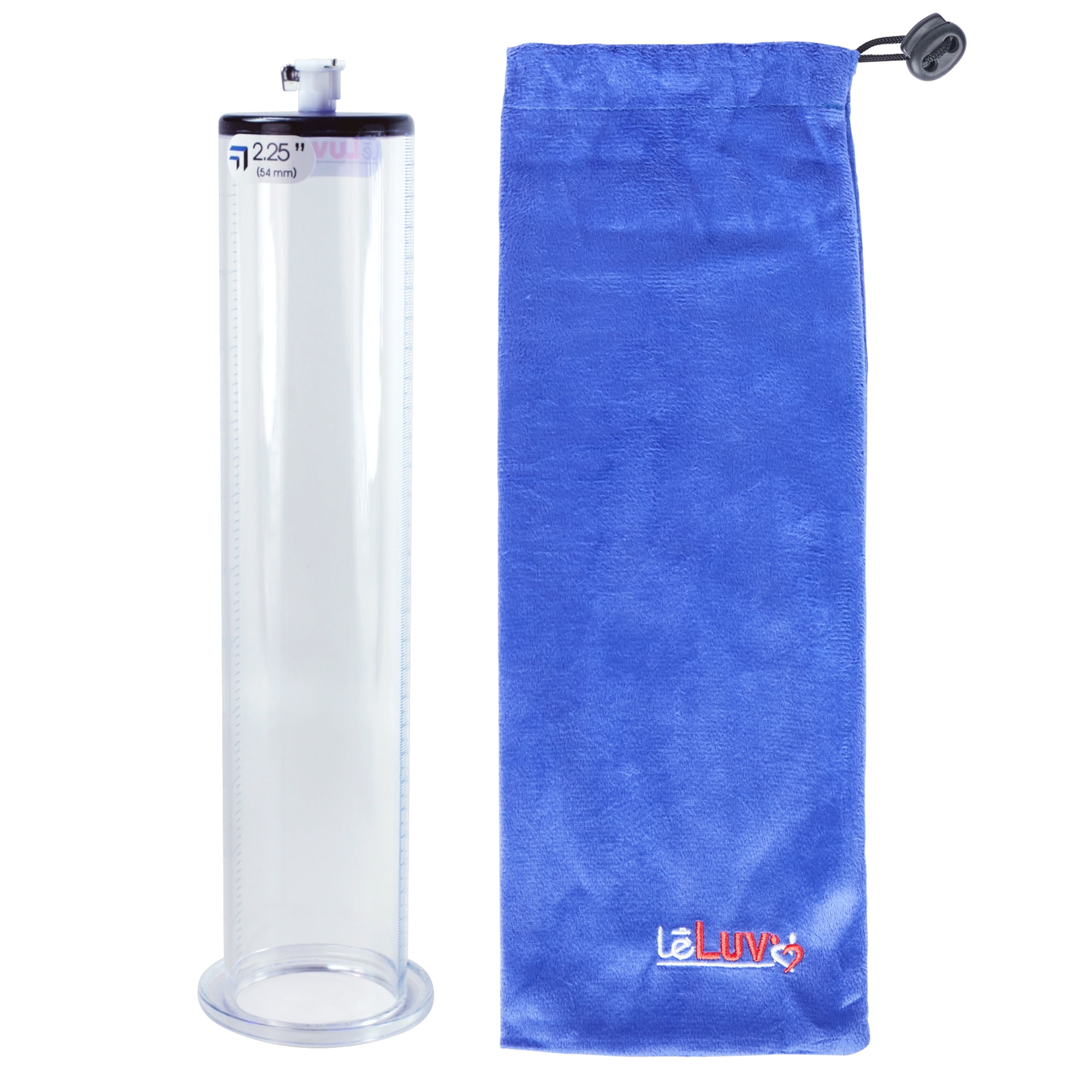 LeLuv Wide Flange Vacuum Pump Cylinder | 2.25 inch Diameter x 12 inch Length