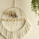 thumbnail image 5 of Colgante de Cuerda de Algodón con Cuentas de Madera Bohemias, Tejida, Colgante de Pared Redondo, Decoración del Dormitorio del Hogar, 5 of 6