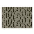 thumbnail image 1 of African Cutting Board, Woman of Color Carrying Water Vases Oriental Culture Silhouette Pattern, Decorative Tempered Glass Cutting and Serving Board, Small Size, Beige Tan Dark Brown, by Ambesonne, 1 of 1