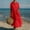 Red, variant on Xdegoge Linen Button Down Shirt Dress for Women Short Sleeve Pleated Maxi Dress Casual Loose Fit Cotton Feeling Tunic Flowy Long Sun Dress Bohemian Style Everyday Wear Summer Kaftan