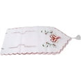 thumbnail image 4 of Chemin de Table Brodé de Noël 15 x 55 Pouces, Linge de Table Rouge pour Décorations de Noël, Chemin de Table de Luxe pour Cuisine et Table à Manger, Décorations de Noël, 4 of 8