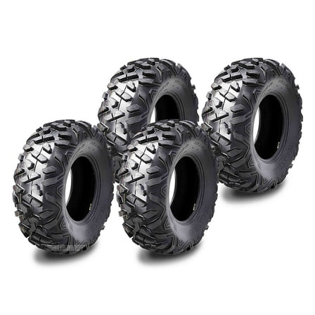 Set of 4 WANDA ATV UTV Tires 27x9-14 27x9x14 6PR Deep Tread Big Horn Style …