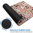 thumbnail image 6 of Long Mouse Pads for Desk,Boston Terrier Dogs with Pioneer Flower Desk Mats on Top Of Desks, Desk Mouse Pad Extra Large with 3mm Non-Slip Base and Stitched Edge for Gaming,Office,Work,Home 47.3"x23.6", 6 of 6