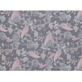 thumbnail image 2 of Zelouf Print On Yoryu  , Sewing, DIY, Crafts Fabric by the Yard, 932 Blk/berry, 5 Yard, 2 of 2