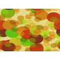 thumbnail image 1 of Ahgly Company Indoor Rectangle Patterned Orange Red Orange Area Rugs, 2' x 3', 1 of 6