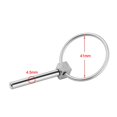 thumbnail image 4 of DAMIFU Marine Hardware Spring Safety Stop Quick Pin 45Mm Stainless Steel Pin Set Of 2, 4 of 8