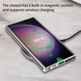 thumbnail image 5 of Allytechgroup Magnetic Phone Case for Samsung Galaxy S24 Ultra, Compatible with Magsafe & Car Mount Slim Fit PU Leather Shockproof Anti-Scratch Bumper Case Cover for Women Men, Brown, 5 of 12