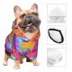 thumbnail image 3 of Fotbe Magic Mushrooms Sudadera con Estampado para Perros Pequeños – Suéter con Capucha para Mascotas, Tela Suave de Forro Polar con Bolsillo-Medium, 3 of 7