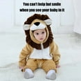 thumbnail image 3 of Baby Lion Costumes Unisex Toddler Onesie Halloween Dress Up Romper, 12-18 Months, 3 of 7